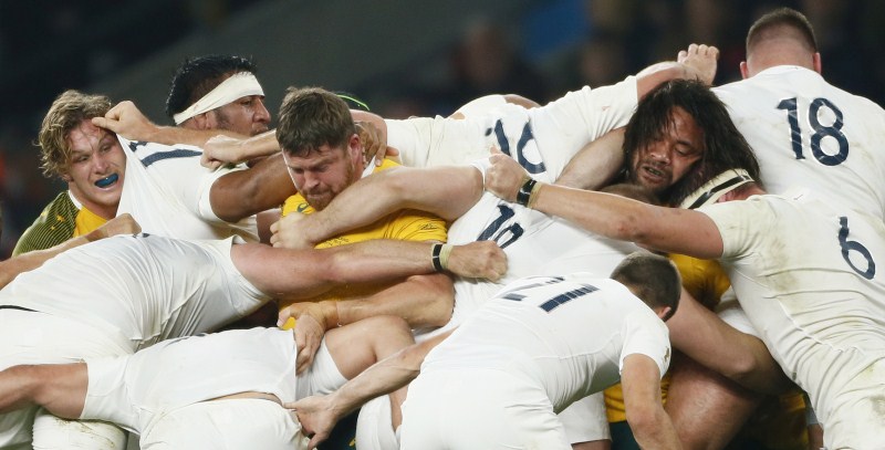 Hosts England was eliminated from the Rugby World Cup at the pool stage for the first time after a humiliating 33-13 defeat against Australia that sends the Wallabies and Wales through to the quarterfinals. Rugby World Cup 2015,Rugby World Cup,England out of Rugby World Cup 2015,England out of Rugby World Cup,England vs Australia,Wallabies and Wales,quarterfinals,Rugby World Cup quarterfinals,World Cup quarterfinals,Rugby World Cup quarterfinals 2015