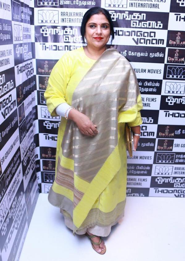 Thoongavanam Audio Launch event held at Sathyam Cinemas in Chennai on 7 October. Actor Dhanush, Shruti Haasan, Trisha, Madhu Shalini, Sampath, Crazy Mohan, Director Ameer, Writer Suka and others attend the event. Thoongavanam Audio Launch,Thoongavanam Audio,Thoongavanam Audio release,kamal hassan,Dhanush,Shruti Haasan