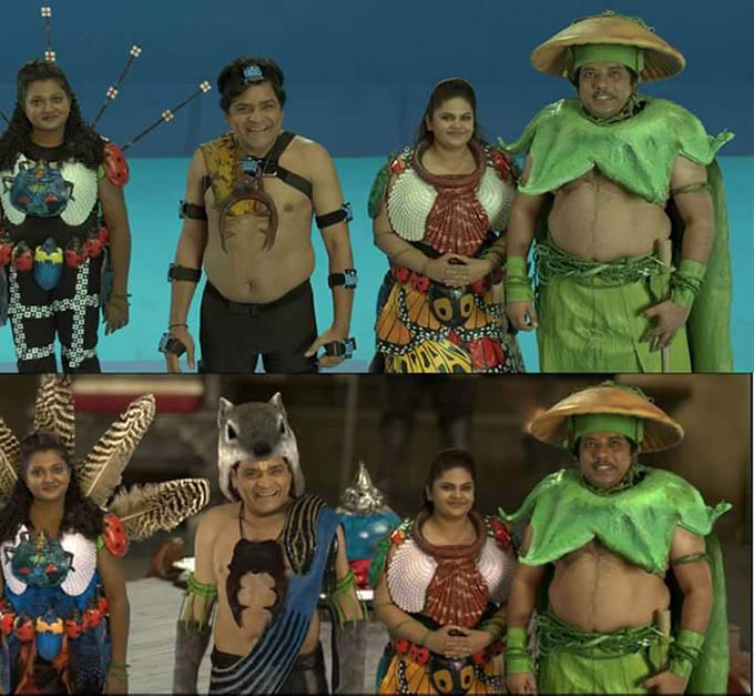 We bring you some exlcusive photos of Ilayathalapathy Vijay's Puli, which give a sneak peak into the some scene before and after VFX Shots. Vijay,Ilayathalapathy Vijay,Puli Before and After VFX Shots,Puli,Before and After VFX Shots,VFX Shots,actor vijay,VFX Shots in puli
