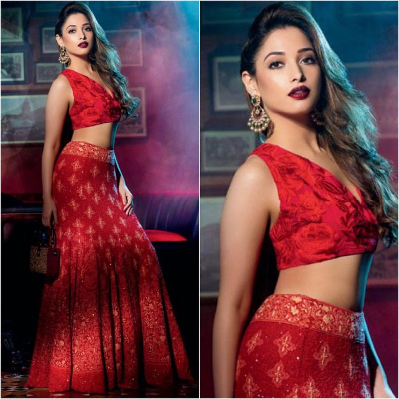 Cute Tamannah looks gorgeous in Manish Malhotra's designs with wavy hair and glossy red lips. Tamannaah,Tamannaah Bhatia,Tamannaah Bhatia on Hello Magazine Oct 2015,Tamannaah Bhatia on Hello Magazine,Hello Magazine Oct 2015,Hello Magazine