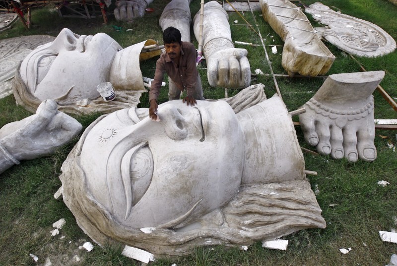 The Durga Puja festival will be celebrated from 19 - 22 October, which is the biggest religious event for Bengali Hindus. Hindus believe that the goddess Durga symbolises power and the triumph of good over evil. Durga Puja 2015,Durga Puja,Durga pooja,Durga pooja 2015,Durgotsava,Sharadotsav,Sharadotsav 2015,Hindu festival,Hindu goddess Durga,goddess Durga