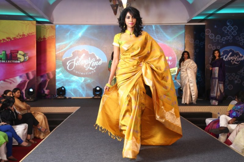 Sri Palam Silks Sarees unveiled their latest concept collections for the upcoming festive season. Mrs. Jeyasree Ravi, owner of Palam Silks, Actress Surya Ganapathy, Actress Poorthi Pravin, Sunil Menon graced the event. Palam Silks Festive Collections 2015 Fashion Show,Palam Silks Festive Collections 2015,Palam Silks Festive,Fashion Show,Fashion Show event,Surya Ganapathy,Poorthi Pravin,Sunil Menon