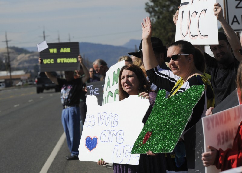 Funeral services begin for the victims of a mass shooting at Umpqua Community College in Roseburg, Oregon. Oregon,Nation begins Mourning,Funeral,mass shooting at Umpqua Community College,Umpqua Community College,Roseburg