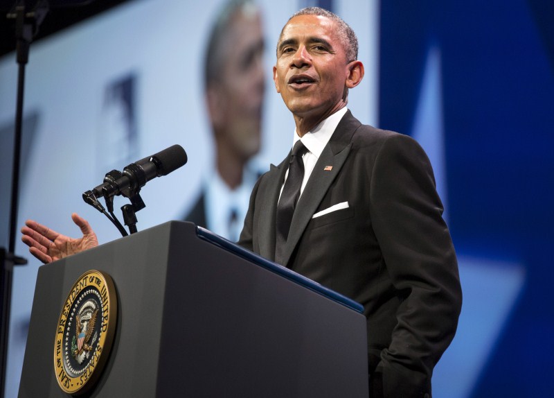U.S. President Barack Obama at the Congressional Hispanic Caucus Institute's (CHCI) 38th Annual Awards Gala in Washington Barack Obama,Obama,U.S. President Barack Obama,38th Annual Awards Gala,CHCI,Congressional Hispanic Caucus Institute