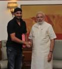 India off-spinner Harbhajan Singh on Saturday met Prime Minister Narendra Modi and invited him for his marriage which is scheduled later this month.