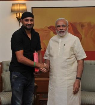India off-spinner Harbhajan Singh on Saturday met Prime Minister Narendra Modi and invited him for his marriage which is scheduled later this month.