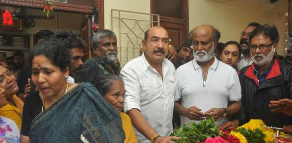 The legendary Actress Aachi Manorama passed away. The entire South cinema artists pay their last respect to her. Most of the actors and actress have already come and done last respect to her including Rajinikanth, Vijay, Vishal, Karthi, Sivakumar, Karunanidhi, Jayalalithaa, Prasanna, Sneha and others. Rajinikanth,Karthi,Vishal,'Aachi' Manorama,Manorama,actress manorama passed away,Manorama dead,celebs pays last respect to 'Aachi' Manorama,celebs pays last respect to Manorama,Jayalalithaa