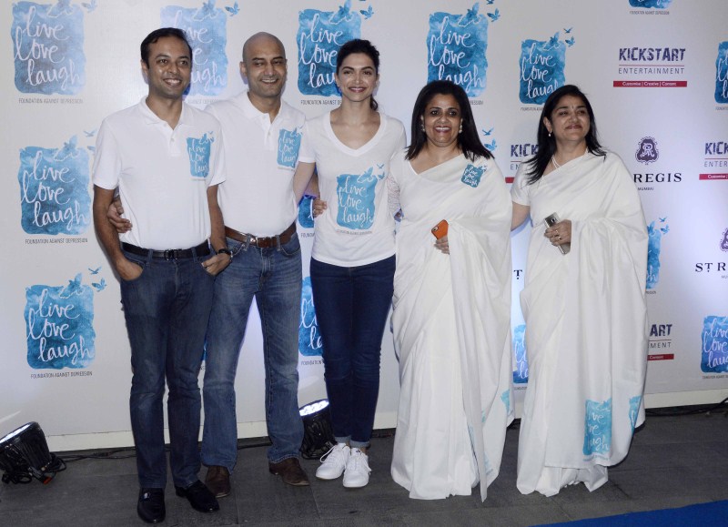 Bollywood actress Deepika Padukone launches NGO 'Live Love Laugh' foundation in Mumbai on Saturday evening. Deepika Padukone,Deepika Padukone launches Live Love Laugh foundation,Live Love Laugh,NGO 'Live Love Laugh',actress Deepika Padukone,Deepika Padukone latest pics,Deepika Padukone latest images,Deepika Padukone latest photos,Deepika Padukone late