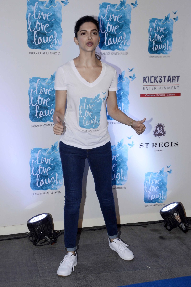 Bollywood actress Deepika Padukone launches NGO 'Live Love Laugh' foundation in Mumbai on Saturday evening. Deepika Padukone,Deepika Padukone launches Live Love Laugh foundation,Live Love Laugh,NGO 'Live Love Laugh',actress Deepika Padukone,Deepika Padukone latest pics,Deepika Padukone latest images,Deepika Padukone latest photos,Deepika Padukone late