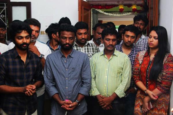 GV Prakash 'Bruce Lee' Movie Launch,Bruce Lee Movie Launch,gv prakash,gv prakash kumar,Bruce Lee Movie pooja,Bruce Lee Movie Launch pics,Bruce Lee Movie Launch images,Bruce Lee Movie Launch photos,Bruce Lee Movie Launch pictures