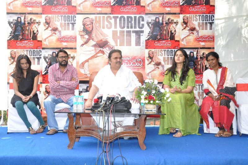South Indian actress Anushka Shetty, director Guna Sekhar and Dasari attend Rudhramadevi press meet which held in Hyderabad. Rudhramadevi,Rudhramadevi success meet,Rudhramadevi success,Dasari Narayana Rao,Anushka,anushka shetty,director Guna Sekhar,Guna Sekhar,Rudhramadevi success meet pics,Rudhramadevi success meet images,Rudhramadevi success meet photos,Rudhramadevi success m