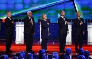 Democratic Presidential Debate,Jim Webb,Bernie Sanders,Hillary Clinton,Martin O'Malley,Democratic Presidential
