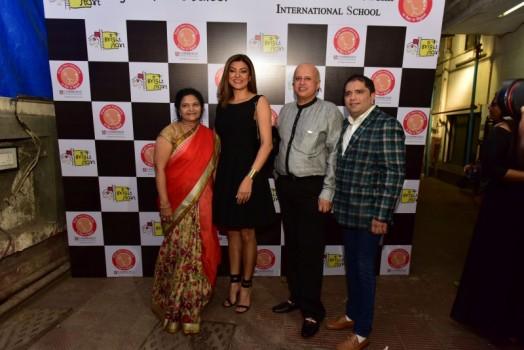 Bollywood actress Sushmita Sen attends the Bright Start Fellowship International School's Annual Concert on 14 October.