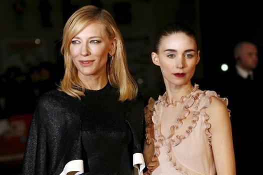 Cate Blanchett, Rooney Mara, Cate Blanchett at Carol special screening which held at The British Film Institute (BFI) Film Festival at Leicester Square in London.
