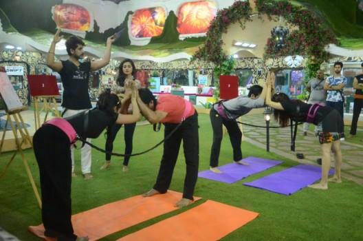 'Bigg Boss 9' pair Rochelle Maria Rao and Prince Narula give their best and over-perform in the luxury budget task on Day 4 of their stay in the house.