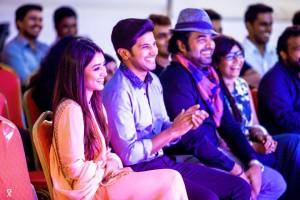 Dulquer Salmaan,Dulquer Salmaan new photos,who is Anna Katharina,Anna Katharina,Honey Bee Music Launch,Honey Bee music,anna's Honey Bee music