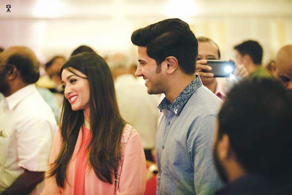 Dulquer Salmaan attended Anna Katharina Valayil Chandy's 'Honey Bee' music launch. Dulquer Salmaan,Dulquer Salmaan new photos,who is Anna Katharina,Anna Katharina,Honey Bee Music Launch,Honey Bee music,anna's Honey Bee music