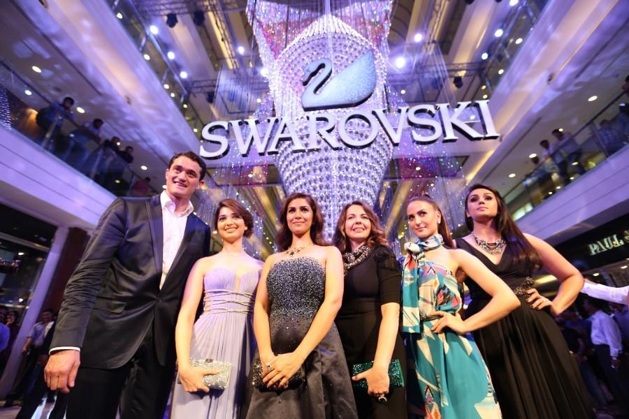 The excitement started early with fashionable guests stepping onto the red carpet in full force: Actors Tamannah Bhatia, Nimrat Kaur and Huma Qureshi attended the soiree, all adorning dazzling Swarovski jewellery. Tamannah Bhatia,Nimrat Kaur,Huma Qureshi,Swarovski India partners launch an exquisite art installation,Swarovski India,Swarovski jewellery