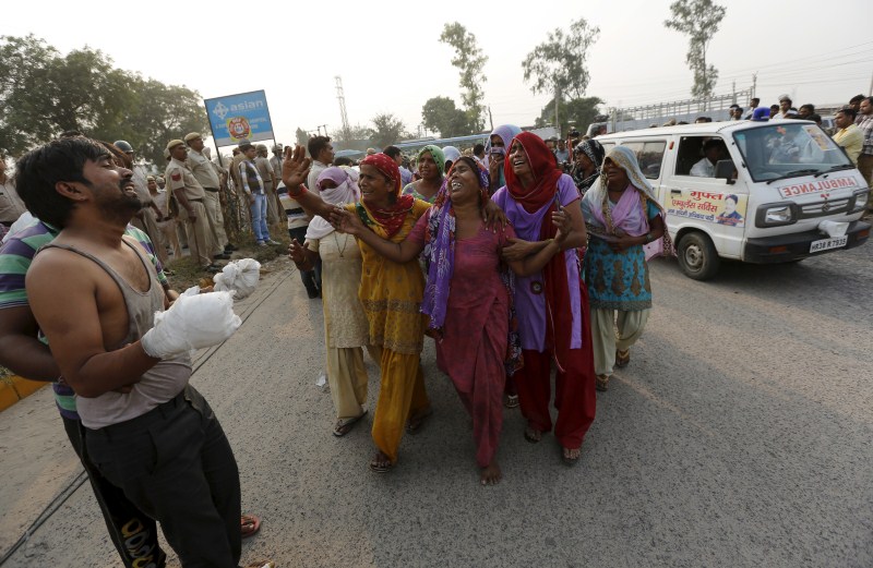 Police in India have arrested four men over allegations they burnt alive two low-caste children, feeding concerns of rising intolerance. Children burned alive,low caste children,low caste children burned alive,India