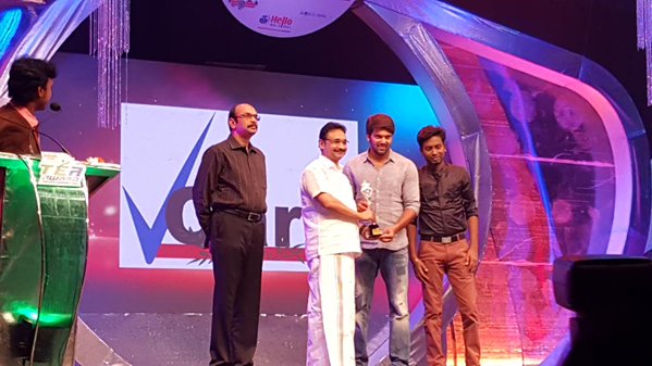 South Indian actor Arya, Nasser, actress Janani Iyer at Tea Awards 2015. Tea Awards 2015,Tea Awards,Arya,Nasser,Janani Iyer,Tea Awards 2015 pics,Tea Awards 2015 images,Tea Awards 2015 photos,Tea Awards 2015 stills,Tea Awards 2015 pictures