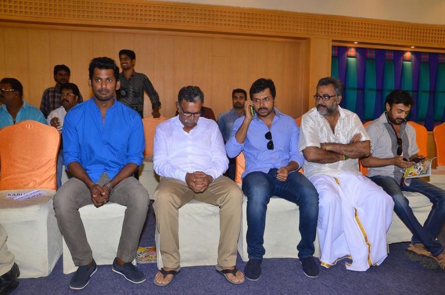 Nadigar Sangam Elections 2015 winning Team Pandavar Ani Thanks Meet,Nadigar Sangam Elections,Nadigar Sangam Elections 2015,Nassar,Vishal,Karthi,Mohan,KS Ravikumar
