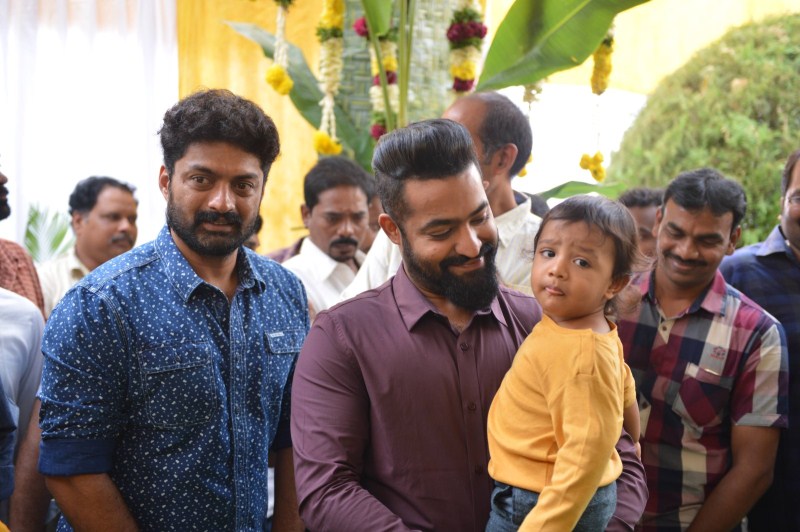 Young Tiger NTR and Director Koratala Siva Project Launched at Mythri Movies office in Hyderabad. Nandamuri Kalyan Ram, BVSN Prasad, Shyam Prasad Reddy, VV Vinayak and others attended the event. Jr NTR,Jr NTR 26th movie launch,Siva,Mythri Movies Launched NTR 26,NTR 26,Jr NTR 26th Movie,Nandamuri Kalyan Ram,BVSN Prasad,Shyam Prasad Reddy,VV Vinayak,Jr NTR 26th movie launch pics,Jr NTR 26th movie launch images,Jr NTR 26th movie launch photos,Jr NT