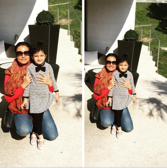 Prince Mahesh Babu, who wrapped up the second schedule of Telugu film Mahesh Babu,Mahesh Babu in Paris,Namrata Shirodkar,Sitara,Gautham,Mahesh Babu family holiday in Paris,Mahesh Babu's family holiday in Paris,Mahesh Babu holiday in Paris,Brahmotsavam