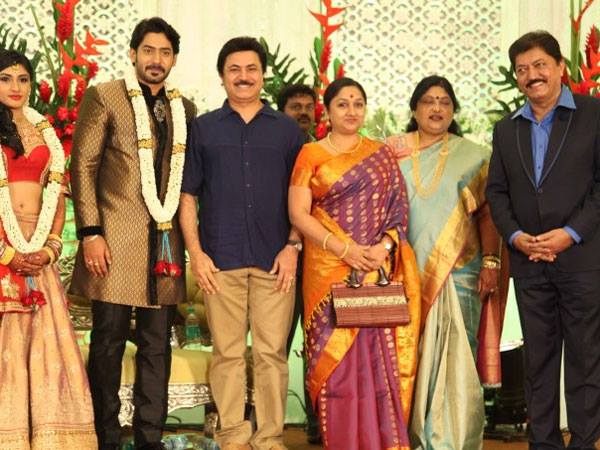 Kannada actor Puneeth Rajkumar, Jayanthi, Sudharani and Others attend Prajwal Devaraj and Ragini Chandran Wedding Reception. Prajwal Devaraj and Ragini Chandran Wedding Reception,Prajwal Devaraj Wedding Reception,Ragini Chandran Wedding Reception,Prajwal Devaraj marriage Reception,Ragini Chandran marriage Reception,Puneeth Rajkumar,Jayanthi,Sudharani