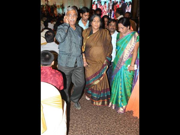 Kannada actor Puneeth Rajkumar, Jayanthi, Sudharani and Others attend Prajwal Devaraj and Ragini Chandran Wedding Reception. Prajwal Devaraj and Ragini Chandran Wedding Reception,Prajwal Devaraj Wedding Reception,Ragini Chandran Wedding Reception,Prajwal Devaraj marriage Reception,Ragini Chandran marriage Reception,Puneeth Rajkumar,Jayanthi,Sudharani
