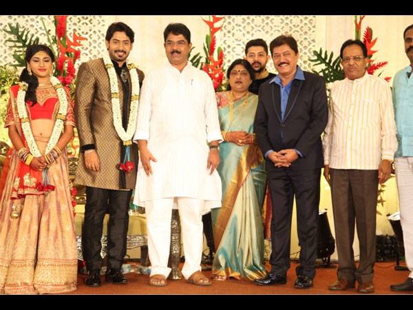 Kannada actor Puneeth Rajkumar, Jayanthi, Sudharani and Others attend Prajwal Devaraj and Ragini Chandran Wedding Reception. Prajwal Devaraj and Ragini Chandran Wedding Reception,Prajwal Devaraj Wedding Reception,Ragini Chandran Wedding Reception,Prajwal Devaraj marriage Reception,Ragini Chandran marriage Reception,Puneeth Rajkumar,Jayanthi,Sudharani