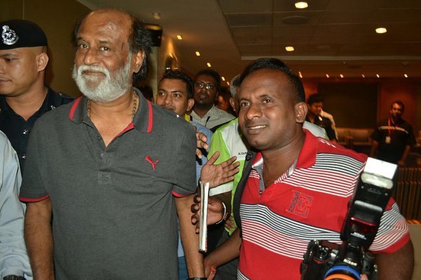 Kabali shoot in Malaysia: Rajinikanth has grand welcome at airport. Kabali,Rajinikanth,Kabali shoot in Malaysia,Superstar Rajinikanth,Superstar Rajinikanth in Malayasia,Rajinikanth in malaysia