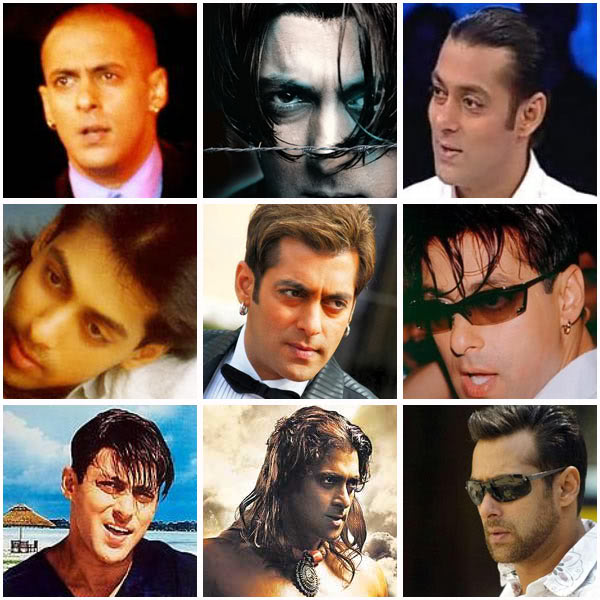 Salman Khan, Shahrukh Khan, Aamir Khan, Akshay Kumar's different Hairstyle  - Photos,Images,Gallery - 32908