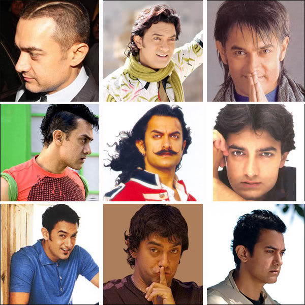 Salman Khan, Shahrukh Khan, Aamir Khan, Akshay Kumar's different Hairstyle  - Photos,Images,Gallery - 32908