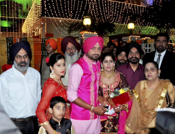 Cricket player Harbhajan Singh and Geeta Basra's mehendi ceremony pictures. Harbhajan Singh,Geeta Basra,Harbhajan Singh and Geeta Basra's mehendi ceremony,Harbhajan Singh and Geeta Basra,Harbhajan Singh mehendi ceremony,Geeta Basra mehendi ceremony,Harbhajan Singh marriage,Harbhajan Singh wedding,Geeta Basra marriage,Geeta B