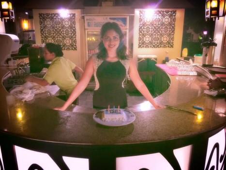 South Indian actress Amala Paul celebrated her birthday in Thailand