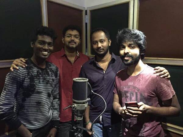 After Vangana Vanakkangana Ilayathalapathy Vijay croons for a GV Prakash composed song titled Chellaakutty for his Upcoming movie (Vijay 59). Vijay 59,vijay,Ilayathalapathy,ilayathalapathy vijay,Chellaakutty,Vangana Vanakkangana,GV Prakash,GV Prakash Kumar