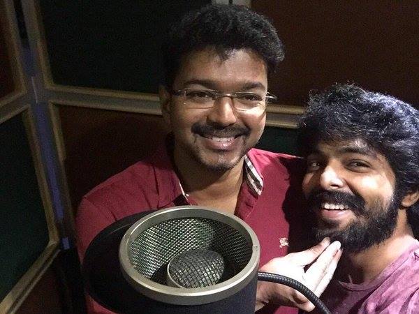 After Vangana Vanakkangana Ilayathalapathy Vijay croons for a GV Prakash composed song titled Chellaakutty for his Upcoming movie (Vijay 59). Vijay 59,vijay,Ilayathalapathy,ilayathalapathy vijay,Chellaakutty,Vangana Vanakkangana,GV Prakash,GV Prakash Kumar