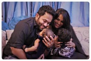 Aju varghese,aju varghese kids,aju varghese family photos,twins of aju varghese photos,augustina aju