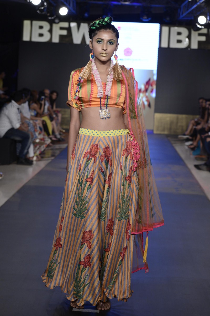 The Gionee India Beach Fashion Week started with a successful show by Designer Anupamaa Dayal. India Beach Fashion Week,India Beach Fashion Week 2015,Swayamvar collection,Swayamvar,Swayamvar fashion event,fashion event,fashion show
