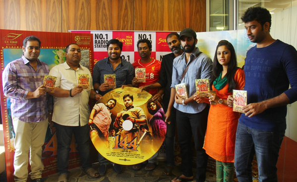 Tamil Movie 144 Audio Launch event held at Suryan FM in Chennai. Mirchi Siva, CV Kumar, Abinesh Elangovan, Ashok Selvan and others graced the event. 144 audio launch,144,tamil movie 144,Mirchi Siva,Ashok Selvan,Muniskanth,Oviya,Shruthi Ramakrishnan,144 audio launch pics,144 audio launch images,144 audio launch photos,144 audio launch pictures,144 audio launch stills