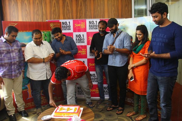 Tamil Movie 144 Audio Launch event held at Suryan FM in Chennai. Mirchi Siva, CV Kumar, Abinesh Elangovan, Ashok Selvan and others graced the event. 144 audio launch,144,tamil movie 144,Mirchi Siva,Ashok Selvan,Muniskanth,Oviya,Shruthi Ramakrishnan,144 audio launch pics,144 audio launch images,144 audio launch photos,144 audio launch pictures,144 audio launch stills