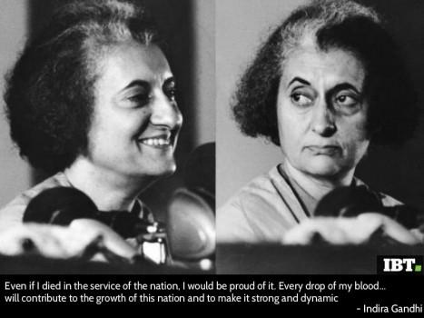 Indira Gandhi death anniversary: Inspiring quotes by the first female PM of India