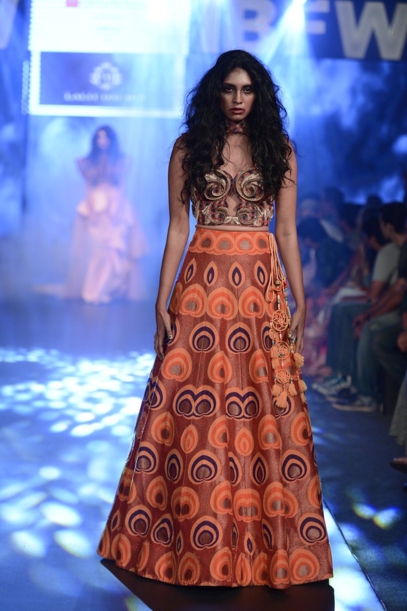 First Ever Zombie themed Indian wedding concept presented by Lalit Dalmia at Gionee India Beach Fashion Week event. Gionee,Swim Wear,Swim Wear fashion,Bridal Wear,Bridal Wear Fashion,Bridal Wear Fashion Event,India Beach Fashion Week event,swim suit,bikinis,bikinis fashion