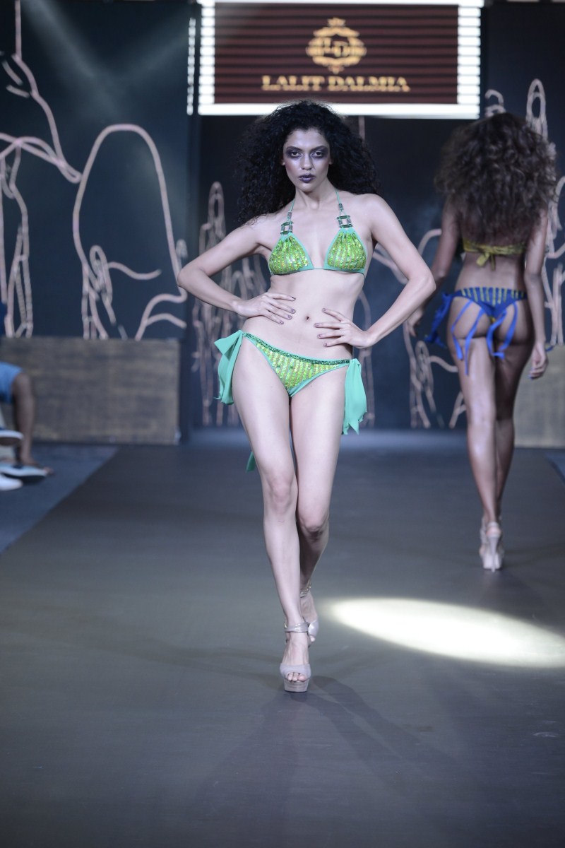 First Ever Zombie themed Indian wedding concept presented by Lalit Dalmia at Gionee India Beach Fashion Week event. Gionee,Swim Wear,Swim Wear fashion,Bridal Wear,Bridal Wear Fashion,Bridal Wear Fashion Event,India Beach Fashion Week event,swim suit,bikinis,bikinis fashion