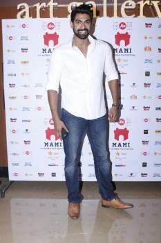 South Superstar Daggubati Venkatesh and Bahubali star Rana Daggubati flew down from Hyderabad to attend the first public screening of the film in India.