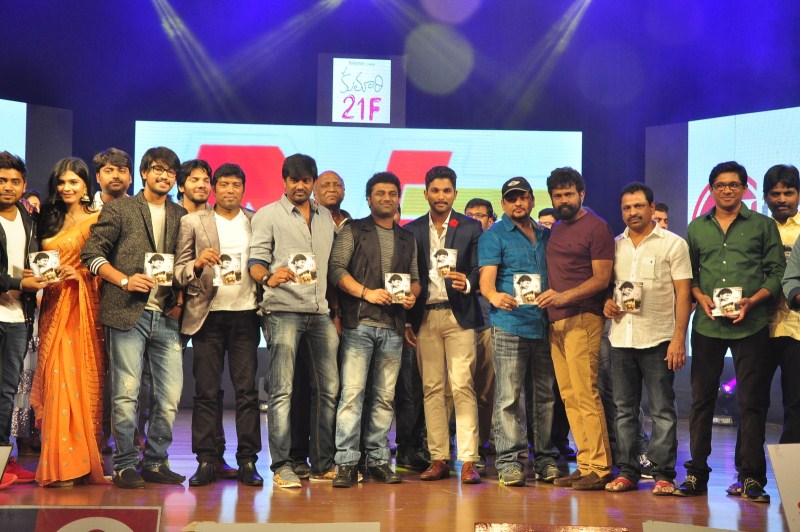 Telugu Movie Kumari 21F Audio Launch event held at Hyderabad. Actor Allu Arjun, Raj Tarun, Actress Heebah Patel, Music composer Devi Sri Prasad and Others graced the event. Allu Arjun,Kumari 21F audio launch,Devi Sri Prasad,Kumari 21F,Kumari 21F audio launch pics,Kumari 21F audio launch images,Kumari 21F audio launch photos,Kumari 21F audio launch pictures