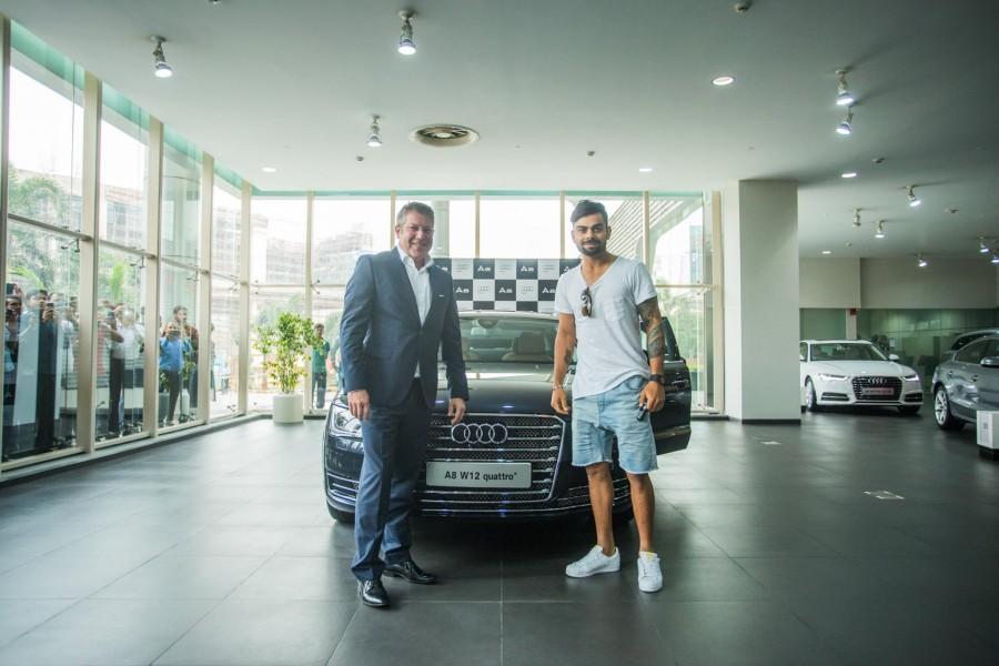 The latest acquisition is Kohli's fourth car from Audi India Viral Kohli,Virat Kohli A8,Virat Kohli car collection,Virat Kohli new Audi A8 W12,Virat Kohli new car