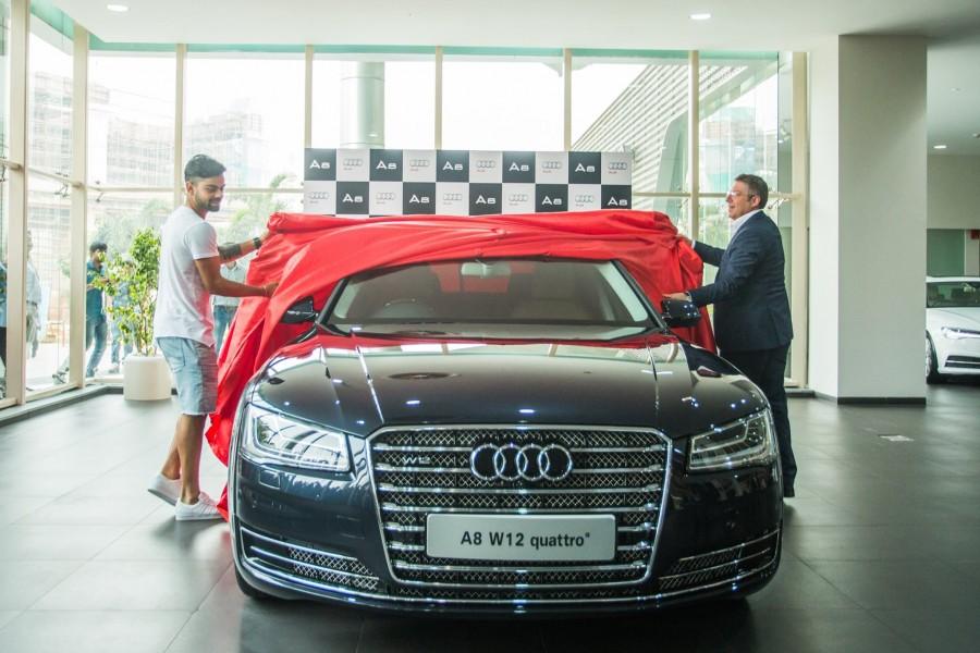 The latest acquisition is Kohli's fourth car from Audi India Viral Kohli,Virat Kohli A8,Virat Kohli car collection,Virat Kohli new Audi A8 W12,Virat Kohli new car