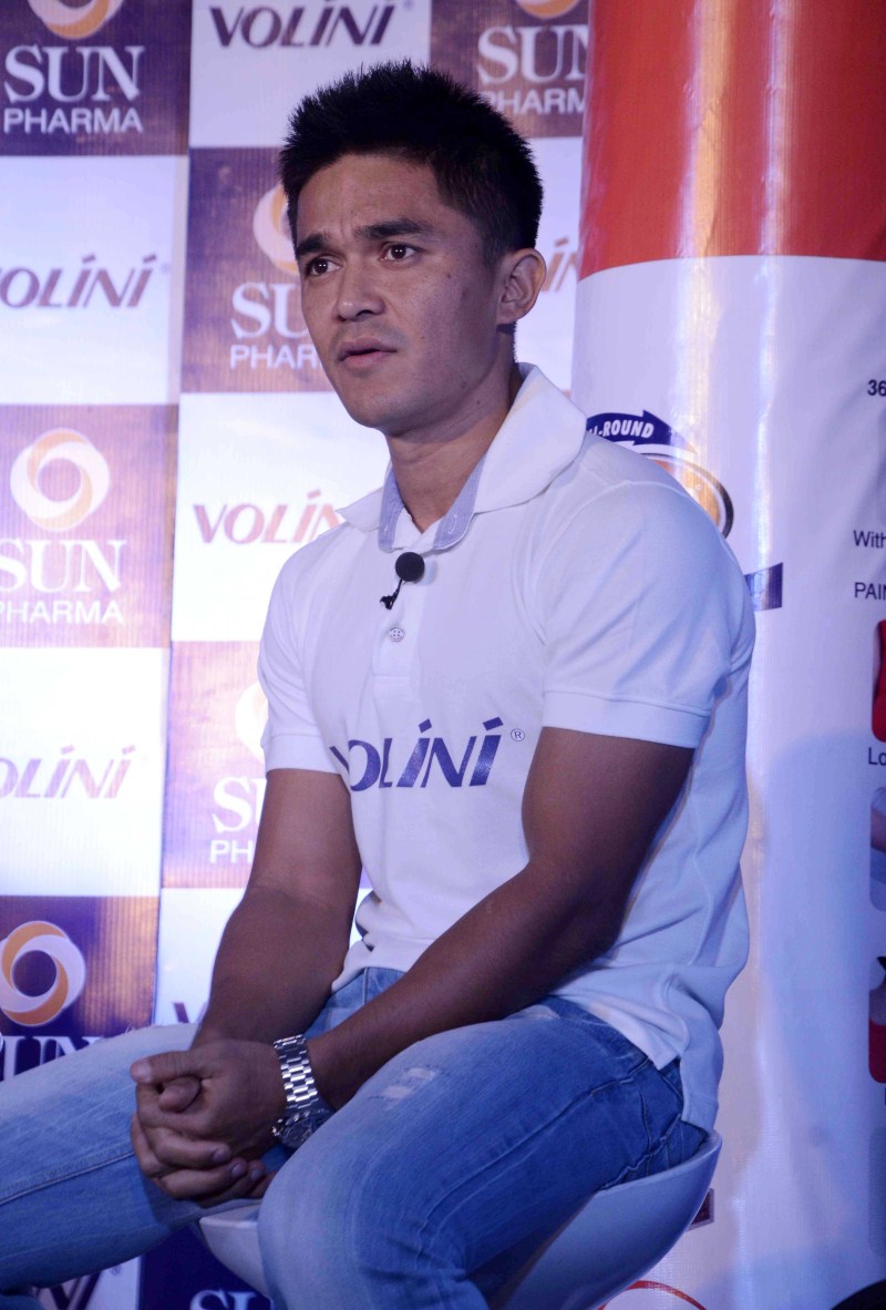 Volini a leading pain reliever signed tennis player Sania Mirza and Indian football team captain Sunil Chhetri as its brand ambassadors. Sania Mirza,Sunil Chhetri,Volini,Volini brand ambassadors,tennis player Sania Mirza,Indian football team captain Sunil Chhetri