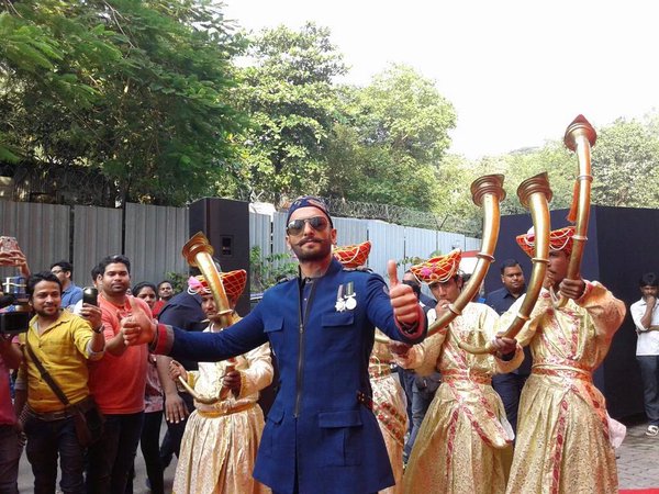 Bajirao Mastani is an upcoming Indian historical romance film produced and directed by Sanjay Leela Bhansali. Ranveer Singh, Deepika Padukone and Priyanka Chopra in the lead role. Ranveer Singh,Bajirao Mastani first look poster,Bajirao Mastani poster,Ranveer Singh reveals Bajirao Mastani first look poster,Ranveer Singh's Bajirao Mastani first look poster,Bajirao Mastani,Deepika Padukone
